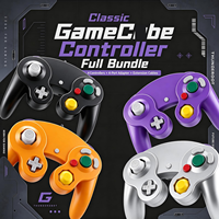 Manette filaire pour Nintendo Switch NGC GC Joystick pour Gamecube Contrôleur Wiiu Wii Vibration pour Port PC USB