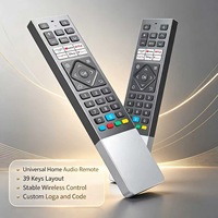 Télécommande sans fil universelle à 39 touches, entièrement fonctionnelle, personnalisée OEM ODM par l'usine JCXK, pour amplificateur audio domestique