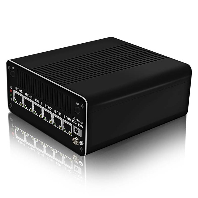 Powerful Intel 12th/13th Gen Mini PC 6*2.5Gbe LAN Workstation Software Router PfSense Mikrotik Firewall-1240P 1235U 1370P Stock