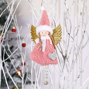 Adorable décoration de Noël en tissu cousue en forme d'ange pour arbre de Noël, petite commande acceptée - Product Image 3
