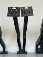 Support de bras double pour moniteur Ergofirst, blanc, 32 pouces, inclinaison à 90 degrés, en acier allié, nouveau support de bureau pour ordinateur