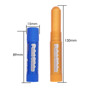 Foska, разноцветные быстросохнущие, без беспорядка, однотонные палочки, моющиеся восковые мелки, Набор детских новых предметов, металлическая краска, мелки - Product Image 2