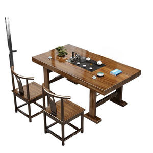 Nuevo Juego de Mesa de Té de Madera Maciza Estilo Chino Kung Fu, Cuadrado, para Oficina y Hogar - Product Image 5