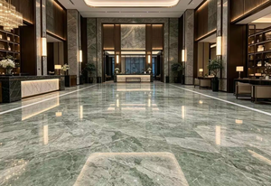 Mármol Verde Pulido Costa <span class=keywords><strong>Esmeralda</strong></span>, Losas de Mármol Natural de Lujo para Revestimiento de Paredes de Villas, Pisos de Hoteles y Decoración de Interiores - Product Image 2