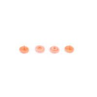 Boutons-pression en résine plastique écologique sans couture pour vêtements de bébé, accessoires de vêtements avec gravure personnalisée