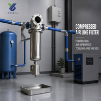 Séparateur industriel gaz-liquide pour dégazage par injection de batteries Li-ion, 1 an, 500 L/heure, surveillance de niveau, vidange automatique, anti-corrosion