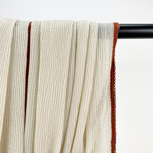 Hot thời trang islam laciness TR Viscose cotton Hijabs mềm đồng bằng màu Crinkle khăn xếp li khăn choàng khăn xếp cho phụ nữ hồi giáo 2025 - Product Image 4