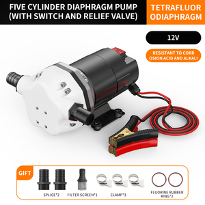 Pompe à diaphragme à moteur sans balais Cavitt 12V/24V/48V avec interrupteur, joints EPDM, qualité marine, support personnalisé, qualité marine garantie - Product Image 4