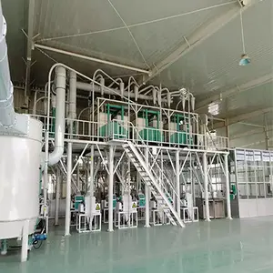 Ligne de production de moulin à farine de maïs entièrement automatique de bonne qualité prix direct usine