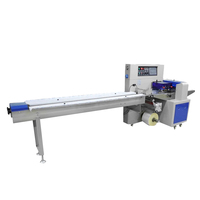 Machine d'emballage automatique pour biscuits, savons, nouilles, pizzas, barres chocolatées, emballage flow pack et emballage coussin