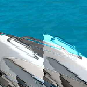 Main courante en acier inoxydable 316 pour yacht et marine, diamètre 19 mm, état neuf, MA 019, raccord de tuyauterie pour matériel de bateau - Product Image 2