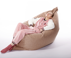 Lino Faux Comfy Piazza Sacchetto di Fagioli, Soggiorno Sedie Sitzsack Sillas Soffio, Pigro Sedia per Adulti e Bambini - Product Image 4