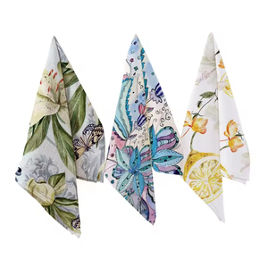 Khăn lau Khăn trải giường 220gsm kỹ thuật số in 45x65cm OEKO-TEX kích thước tùy chỉnh được chứng nhận - Product Image 2