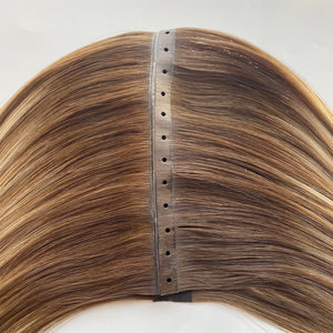 Extensiones de Cabello Humano Haiyi 2025, Nuevo Diseño, Trama de Mariposa, Cabello Virgen 100% con Cutícula Alineada, Trama Perforada - Product Image 5