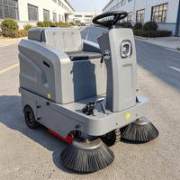 Balayeuse de voirie électrique neuve, à balayage à sec et humide, entièrement fermée, haute efficacité, 9000/h, autonomie de 2-3h