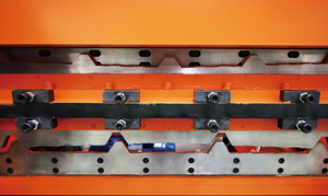 HENER Fabrik T4 T5 Dachplatten-Herstellungsmaschine Trapezförmige Wandblech-Doppeldeck-Profil IBR Dachschicht-Rollformmaschine - Product Image 4