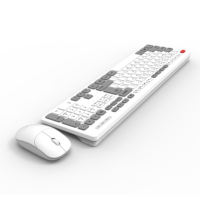 OEM OAK920 kablosuz ince Ultra ince oyuncu klavye fare üçlü set 1600 DPI ofis için ergonomik tasarım