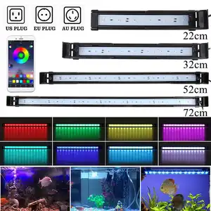 수족관 낚시 LED 조명 APP 제어 물고기 탱크 빛 수족관 AC110V-240V 12-132cm