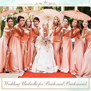 Parapluie en papier de bambou chinois de 84 cm pour la photographie, les costumes de cosplay, les mariages, les fêtes, la décoration de la maison, taille adulte, fait à la main - Product Image 3