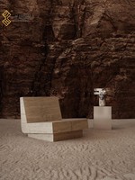 Lampe en marbre Calacatta Viola naturel, moderne, poli, imperméable, YUSHI, pour la décoration de la chambre d'hôtel ou de villa