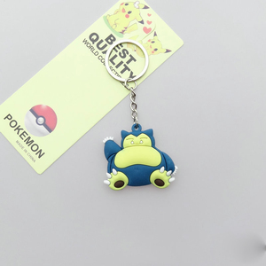 39 conception <span class=keywords><strong>pas</strong></span> <span class=keywords><strong>cher</strong></span> <span class=keywords><strong>Pokeball</strong></span> Pokemonster Pika Eevee double face PVC souple porte-clés pour sac à dos décoration - Product Image 5