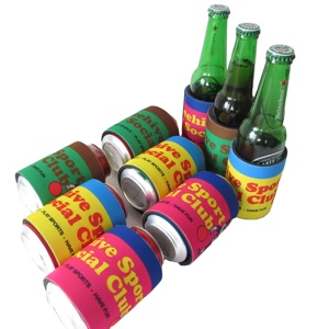 Custom Sublimation 5mm Neoprene Slap Wrap Koosi Coozies Slap Beer Can Cooler Coolies Backpack with Full Printing - Product Image 4