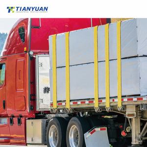 Sangles à cliquet robustes de 20 pieds, sangles d'arrimage à cliquet avec double crochet en J, résistance à la rupture de 10 000 livres - Product Image 3