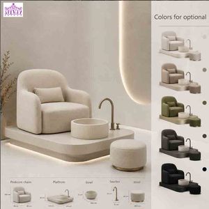 Fournitures professionnelles de pédicure, chaises de pédicure pour salon, équipement, station de manucure portable et bassin de pédicure de luxe - Product Image 4
