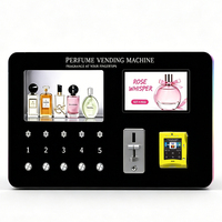 Distributeur automatique de parfums intelligent, avec écran tactile et paiement sans espèces par QR Code, destiné aux centres commerciaux, hôtels et bars