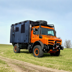 Caja <span class=keywords><strong>Camper</strong></span> <span class=keywords><strong>Unimog</strong></span> Personalizada de Fábrica, Camioneta 4x4 Todoterreno para Expediciones y Aventuras al Aire Libre - Product Image 1