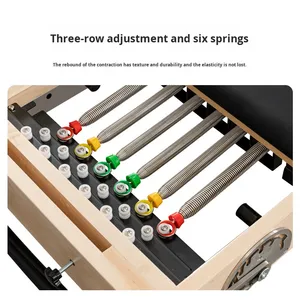 Machine de Pilates Reformer en bois, équipement professionnel d'entraînement du tronc pour la maison, la salle de sport et le studio de Pilates - Product Image 3