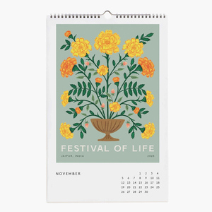 <span class=keywords><strong>Calendario</strong></span> mensual colgante en espiral de papel de alta calidad <span class=keywords><strong>Calendario</strong></span> de pared de viaje 2025 - Product Image 6