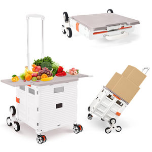 <span class=keywords><strong>Carrello</strong></span> spesa pieghevole multifunzionale per scale, contenitore portatile <span class=keywords><strong>con</strong></span> <span class=keywords><strong>ruote</strong></span>, costruzione in plastica resistente e durevole - Product Image 5