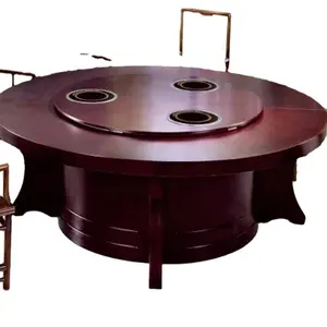 Good quality commercial stainless steel electric hot pot table design
