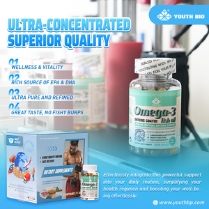 Gélules d'huile de poisson Oméga-3 OEM ODM pour stimuler la vitalité quotidienne, riches en <span class=keywords><strong>EPA</strong></span> et <span class=keywords><strong>DHA</strong></span> 1000mg, complément pur non-OGM, prêt à expédier, vente en gros - Product Image 3