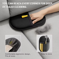 Gants électrostatiques réutilisables pour enlever les poils d'animaux, style manuel, pour enlever les poils de chat et de chien sur le canapé, gants pour enlever les poils d'animaux