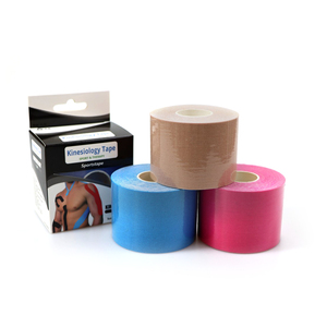 Bande de kinésiologie en coton pour la thérapie sportive, douce, respirante, imperméable, élastique, antidérapante, protection du corps et des jambes, vente en gros - Product Image 1