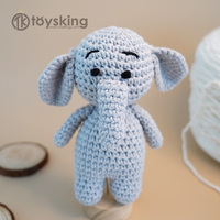 Peluche d'animaux de la forêt faite à la main au crochet - Tissu en coton respirant - Remplissage en coton PP - Cadeaux pour Noël, Halloween, Thanksgiving