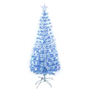 Small Set Rgb Pvc Pre Lit Pop Up Led Colour 60cm Fiber Optic Christmas Tree With Umbrella Base