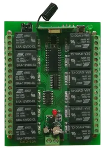 3000m DC12V 24V 12ch đài phát thanh điều khiển RF không dây điều khiển từ xa trên không đi du lịch cần cẩu hệ thống Receiver + điều khiển từ xa - Product Image 4