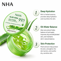 Gel d'aloe vera en marque privée, biologique, naturel, hydratant, apaisant, réparateur, éclaircissant, anti-acné, soin de la peau du visage et du corps, OEM