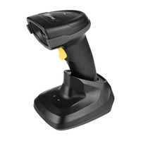 Escáner de Código de Barras Inalámbrico de 2.4GHz, BT, USB, Portátil, con Sensor Automático, 1D, 2D, QR, Datamatrix Inverso, con Base, en Existencia