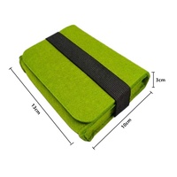 Petit sac de rangement de voyage pour huiles essentielles en feutre portable étui de transport pour huiles essentielles de 6 bouteilles pour bouteilles d'huiles de 5ML/10ML