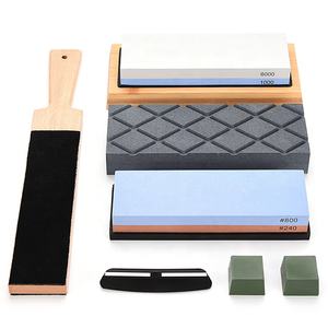 Afilador De Cuchillos Professionale Coltelli Da Cucina In <span class=keywords><strong>Pietra</strong></span> Angolo di Guida Whetstone Per <span class=keywords><strong>Affilare</strong></span> i coltelli Set - Product Image 1