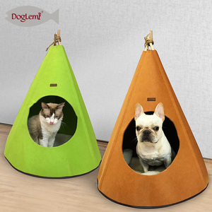 Foldable so pets igloo dog's felt cat Cave Nature cat mascot tent - Product Image 3