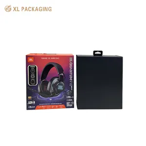 Custom Gift Box Packaging For Headphone Earphone Custom Shape Design Personal Logo Wireless Headphone