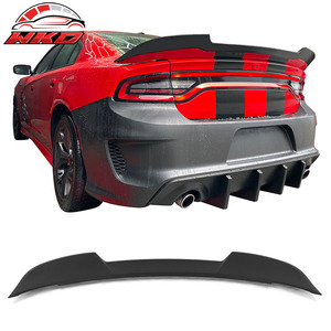 Alerón Trasero Estilo SRT para Dodge Charger 15-23, Negro Mate - Product Image 1