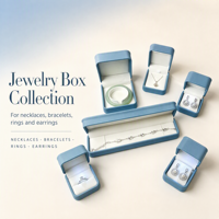Boîte à bijoux LED avec extérieur en cuir PU, doublure en velours, pour ranger bagues, bracelets, pendentifs, boucles d'oreilles, idéale pour un cadeau de mariage