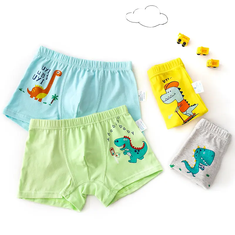 New style kids boys underwear Cotton boxer briefs fancy cartoon teen boys underwear