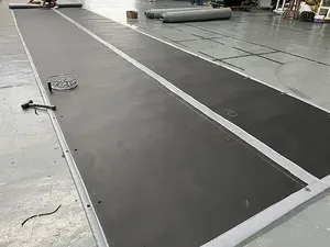 Hiện đại PVC vải tạm thời hàng rào Bảng điều chỉnh ngoài trời Rào Cản âm thanh cách nhiệt kiểm soát tiếng ồn khối lượng nạp Vinyl cách âm - Product Image 6